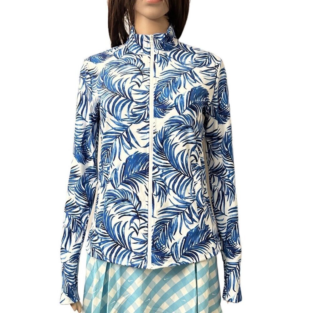 Tommy Bahama Womens Golf Long Sleeve Full Zip Floral Jacket UPF 50 Size XS - NWT